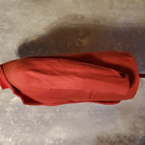 Vintage cashmere and wool burnt orange blazer - Picture 3 of 16